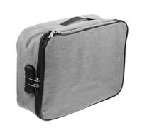 ROMISBABA Borsa Porta Documenti con Serratura Ignifuga Organizer Multi-livello Resistente Custodia per Passaporti e Certificati Grande Capacità per Casa Ufficio e Viaggio Colore Casuale