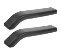 ROMISBABA Bracciolo per Sedia a Rotelle in Plastica Nero, 1 Paio, Pratico e Resistente, Distanza Foro 14 Cm, per Uso Domestico e Sostituzione Comoda