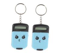 ROMISBABA Calcolatrice Contabile Mini Portatile in Plastica Set Da 2 Pezzi Per Studenti Ragazzo Ragazza e Ufficio Tasti Pratici e Display Chiaro Colore Nero