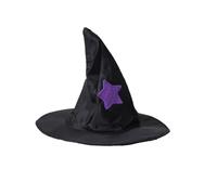ROMISBABA Cappello da Strega Nero per Gatto, Accessorio Semplice e Raffinato per Costume Halloween e Feste di Animali Domestici
