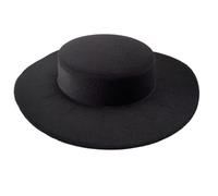 ROMISBABA Cappello Steampunk Donna Eva Nero Leggero Effetto Decorativo, Design Elegante per Cosplay e Feste, Accessorio Moda Femminile