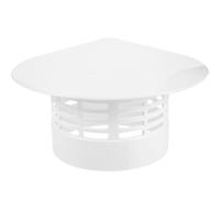 ROMISBABA Cappuccio Antipioggia in Pvc a Fungo per Sfiato e Ventilazione Esterna, Tappo di Ventilazione senza Utensili per Camini e Condotti, Copertura Resistente per Protezione da Vento