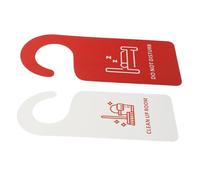 ROMISBABA Cartello Porta Doppia Faccia Non Disturbare e Rifare Camera Segnale PVC Resistente per Hotel e per Accessori Stanza