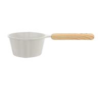 ROMISBABA Casseruola Antiaderente in Lega di Legno Bianca per Uso Domestico, Pentolino Versatile per Friggere Uova e Cucinare in Modo Sano, per Cucina Quotidiana