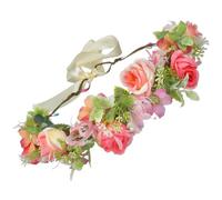 ROMISBABA Cerchietto Corona di Fiori per Donna e Ragazza Delicato, Facile da Indossare, per Matrimonio e Carnevale, Crea Acconciature Raffinate ed Eleganti