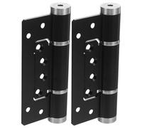 ROMISBABA Cerniera per Porta in Alluminio Molla a Chiusura Automatica, Ammortizzatore Idraulico Nero, per Porte di Ufficio e Soggiorno, Sicurezza e Animali