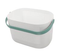 ROMISBABA Cestino Portaoggetti Doccia con Verde Contenitore Leggera per Bagno Organizer Portatile per Shampoo e Articoli da Dimensioni Compatte per Uso e Dormitorio