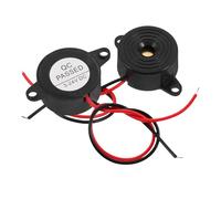 ROMISBABA Cicalino Piezoelettrico Attivo Tensione 3-24V 2 Pezzi Allarme Elettrico a Tono Continuo ad Alto Volume per Sistemi Elettronici e Progetti Fai da Te di Sicurezza Dispositivo di