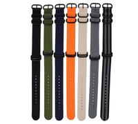 ROMISBABA Cinturino Orologio 1 Pezzo 24mm in Nylon Canvas Blu | Design Semplice e Confortevole, Superficie Liscia, per Sostituire Cinturini Vecchi o Danneggiati, per Amici e Fidanzato