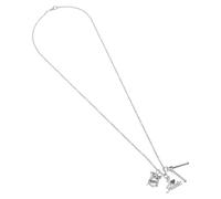 ROMISBABA Collana Batteristi in Acciaio Resistente Uomo e Donna Ciondolo Forma di Batteria Brillante Accessorio Musicale per Eventi Rock e Regalo Musicista