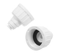 ROMISBABA Connettore Rapido per Tubo dell'Acqua 1/4 2 Pezzi, Raccordo per Spruzzatore da Giardino Resistente Collegamento a Tenuta Stagna, per Nebulizzazione e Irrigazione Outdoor