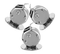 ROMISBABA Contatore Manuale Meccanico in Metallo Base Set da 3 Pezzi Conta Click a 4 Cifre per Conteggio Persone Magazzino Sport e Ufficio