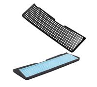 ROMISBABA Copertura per Bocchette Aria Cofano Motore Auto Filtro in Cotone per Presa Aria Anteriore per Veicoli Installazione Facile Senza Attrezzi Accessorio Esterno Decorativo
