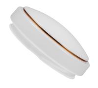 ROMISBABA Copertura per Lampada da Soffitto Rotonda in Pvc, Paralume Circolare Moderno da 18,7 Cm Distribuzione Uniforme della Luce per Camera da Letto e Decorazione Casa