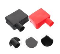 ROMISBABA Copriterminali Batteria Silicone Protezione Duratura per Terminali Adatti Maggior Parte Batterie Veicoli Estensione Vita Batteria Design Adattabile e Resistente