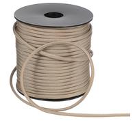 ROMISBABA Corda da Campeggio Antivento 4mm Nylon Resistente 9 Fili 50m Corda di Sopravvivenza Multifunzione per Esterni Attrezzatura Trekking e Campeggio