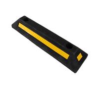 ROMISBABA Cordolo in Gomma per Parcheggio Resistente e Antiscivolo Fermaruota Compatto per Garage e Posti Auto con Funzione di Limitatore