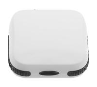 ROMISBABA Custodia Portatile per Apparecchi Acustici Rivestimento Antiurto e Ammortizzante Piccola Scatola di Immagazzinaggio Bianca per Protezione Durante Viaggi e Uso Quotidiano