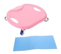 ROMISBABA Disco Addominale Scorrevole con Ginocchiera per Allenamento Core Attrezzo Fitness Portatile Multifunzione per Esercizi Totali Adatto i Impugnatura Confortevole e Facile da
