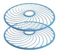 ROMISBABA Disco di Lancio per Rete da Pesca 46 CM 2 Pezzi in Plastica Resistente Accessorio per Pesca Manuale per Distribuzione Reti Senza Sforzo all’Aperto