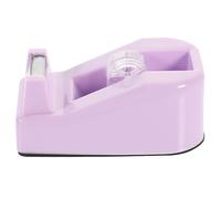 ROMISBABA Dispenser per Nastro Adesivo da Ufficio Piccolo e Decorativo in Pp e Lega di Alluminio, Facile da Tenere, per Scrivanie di Scuole e Uffici, Colore Lavanda