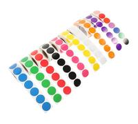 ROMISBABA Etichette Colore Casuale Adesive 10 Rotonde Colorate 500 per Rotolo Adesivi Codificati in Rame per Decorazione Casa e Ufficio