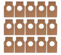 ROMISBABA Etichette e Identificazione 50 Pezzi in Carta Kraft Tag Classici e Rustici per Conservazione Lungo Termine per Bottiglie di Vino per Cantine Private e Produttori