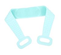 ROMISBABA Fascia Esfoliante in Silicone Alimentare per Bagno Asciugamano per Lavare Schiena e Spalle Resistente e Facile per Doccia e Viaggio Verde