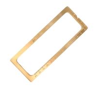 ROMISBABA Fermacarte in Ottone Dorato con Scala per Calligrafia Cinese, per Esercizi di Scrittura per Tenere i Fogli Durante la Pratica Calligrafica