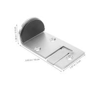 ROMISBABA Fermaporta Pavimento Robusto Acciaio Stampato Fermaporta Commerciale Heavy Duty per Apertura Destra Facile Installazione per Casa e Ufficio Resistente Al Vento e Stabile