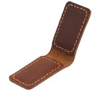 ROMISBABA Fermasoldi Magnetico in Pelle Tasca Frontale, Porta Carte di Credito e Banconote, Clip Salda per Contanti, Porta Biglietti da Visita, Uomo Marrone