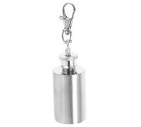 ROMISBABA Fiaschetta Bottiglia Tascabile Versatile Design da 1 Oz in Inossidabile e Portachiavi Comodo per Viaggi e Quotidiano