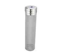 ROMISBABA Filtro per Birra in Acciaio Inox 7x30 Cm, Colino a Maglie per Filtraggio Luppolo, Resistente e Riutilizzabile, Adatto Produzione Birra Artigianale e Fermentazione Casalinga