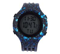 ROMISBABA guarda light lumino durable project waterproof femminucce bicchiere clear leggero sportwatch campana Metallo orologi schermo protettore tuffo automatico Acciaio inossidabile Blue