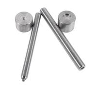 ROMISBABA Kit Occhielli 10 Mm Utensile per Punzonatura Manuale, Posizionatore per Riparazione Scarpe e Cinture, Set Portatile per Progetti Fai da Te su Tessuti, Tende e Calzature,