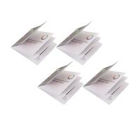 ROMISBABA Libretto di 4 Tabelle per Test del Daltonismo Cartaceo Kit Professionale per Valutazione della Vista Adatto a e Adulti Uso Clinico e Domestico Test Colore Portatile