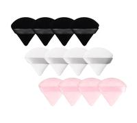 ROMISBABA Makeup Sponge Triangolari 12 Pezzi 7x6,5cm Spugnetta Soffice in Spugna per Cipria e Blush Uso Professionale