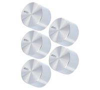 ROMISBABA Manopola Di Controllo Del Fornello in Lega Di Alluminio 5 Pezzi Per Sostituzione Manopole Del Bruciatore Di Cucina Compatibile Piani Cottura a Gas