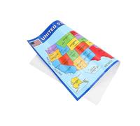ROMISBABA Mappa Murale degli Stati Uniti per Aula e Camera, Poster Geografico Educativo degli Usa, Manifesto Decorativo Leggero per Studi Sociali e Apprendimento Geografico