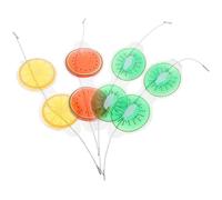 ROMISBABA Maschera per Occhi in Pvc 4 Pezzi Effetto Rinfrescante e Sollievo da Gonfiore, Maschera Oculare a Forma di Frutta per Cura e Protezione degli Occhi Colore Casuale