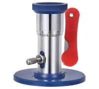 ROMISBABA Microtomo Manuale per Piante in Metallo Argento, Strumento Didattico Leggero per Sezionare Campioni Biologici, per Lezioni di Biologia e Ricerca Scientifica