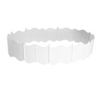 ROMISBABA Mini Steccato in Plastica PP Bianco per Giardino Recinzione Te Decorazione Paesaggistica e Bordatura per Cortile e Bonsai