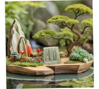 ROMISBABA Miniature Decorativa per Tavolo Scena e Didattica per Zen e Micro Paesaggio Accessorio e Resistente