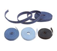 ROMISBABA Nastro Denim 10mm per Cucito e Decorazioni, 4 Pezzi Colore Assortito, Multi-funzione e Comfort, per Accessori e Progetti Fai-da-te