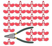 ROMISBABA Occhiali da Pollo Anti-beccaggio in Abs con Pinza di Installazione, Riducono i Combattimenti e Migliorano la Gestione del Pollame in Ambienti All'aperto