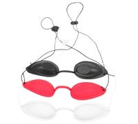 ROMISBABA Occhiali di Protezione per Occhi 3 Pezzi in Tpu Protezione UV Portatile per Terapia e Viaggi in Aereo, Occhiali Oscuranti Regolabili per Sicurezza e Comfort