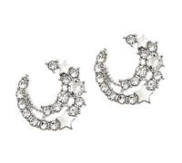 ROMISBABA Orecchini Donna con Motivi Celesti Brillanti con Zirconi Pieni Eleganti e Scintillanti per Regali Compleanno e Uso Quotidiano