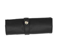 ROMISBABA Organizer per Orologi da Viaggio Portatile Nero Multifunzione Sacchetto Rullo per Orologi e Gioielli Uso Quotidiano e Viaggio