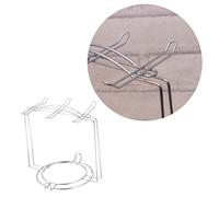 ROMISBABA Organizer per Tazze e Piatti Acciaio Inossidabile Supporto Multifunzionale per Piatti e Tazze Portabicchieri Compatto per Cucina Armadio e Banco Resistente e Antiruggine