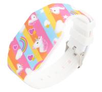 ROMISBABA Orologio Digitale Per Ragazzo Ragazza Con Display Led e Cinturino Unicorno Orologio Interattivo Per Ragazze Facile Da Usare e Comodo Da Indossare
